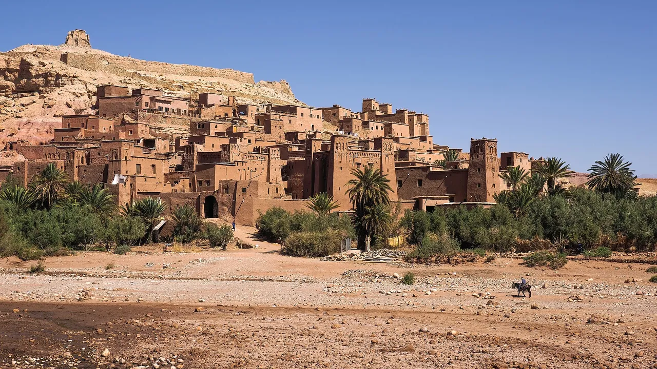 Ksar d'Aït Benhaddou, Maroc · Photo : Petar Milošević / CC BY-SA 4.0, Wikimedia Commons